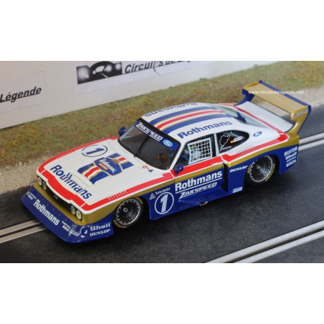 Sideways FORD Capri Turbo gr.5 n°1 "Rothmans"