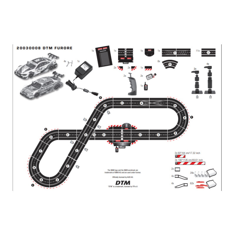 Carrera circuit digital132 SPIRIT OF SPEED - Circuits de Legende