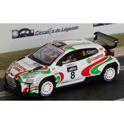 Avant Slot TOYOTA GR Yaris Rally2 n°8 Evans 2024