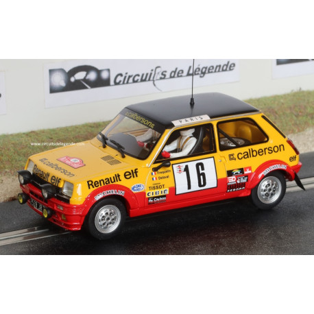 Avant Slot RENAULT 5 Alp. n°16 Monte-Carlo 79