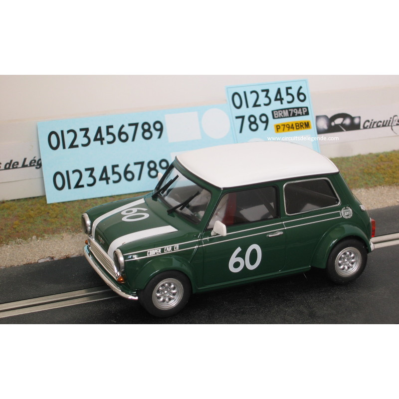 1/24° BRM AUSTIN Mini Cooper verte n°60 - Circuits de Legende