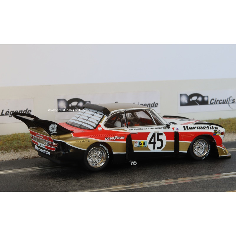 Sideways BMW 3 5 CSL N 45 24H Du Mans 1976 Circuits De Legende