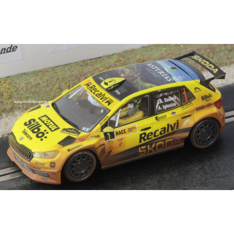 SCX SKODA Fabia rally2 n°1 Catalunya 2024