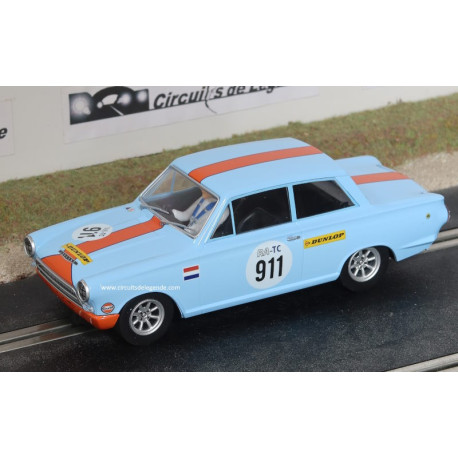 Scalextric FORD Cortina Lotus n°911 Gulf Edition