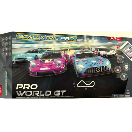 Scalextric circuit Digital "Pro World-GT Race"