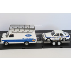 Scalextric FORD Transit + Escort Motorsport