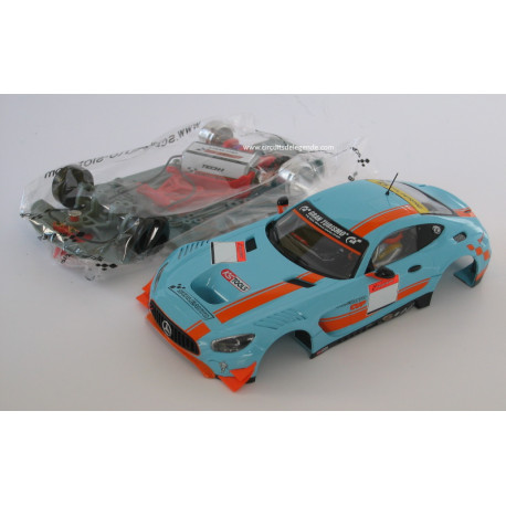 Scaleauto MERCEDES SLS AMG "Cup Séries" bleue