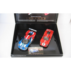 SCALEXTRIC Coffret LE MANS 1967 / 2017 "50 YEARS of FORD at Le Mans"