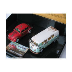 SCALEXTRIC Coffret VOLKSWAGEN Cox et Combi rouillés