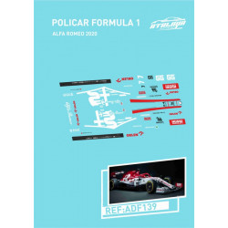 Atalaya décalques pour Formule 1 Policar 2018/20