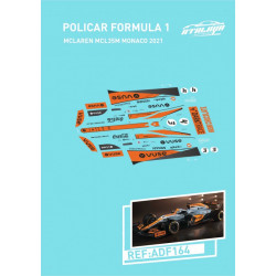 Atalaya décals F1 Policar 2021 McLaren Monaco