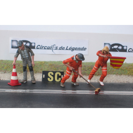 Le Mans Miniatures commissaires de piste x3 n°1