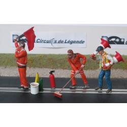 Le Mans Miniatures commissaires de piste x3 n°2
